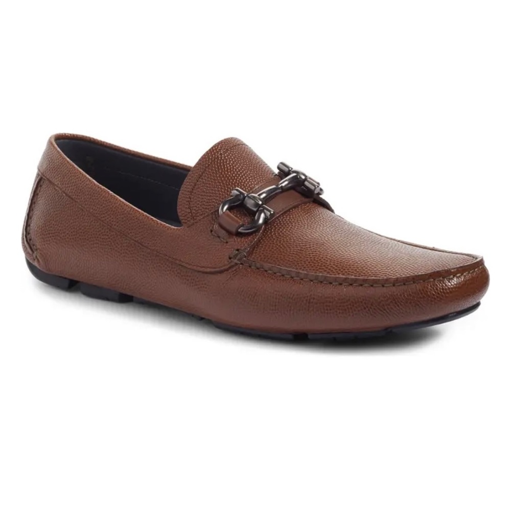 FERRAGAMO PARIGI BIT DRIVING MOCCASIN SZ 8.5
